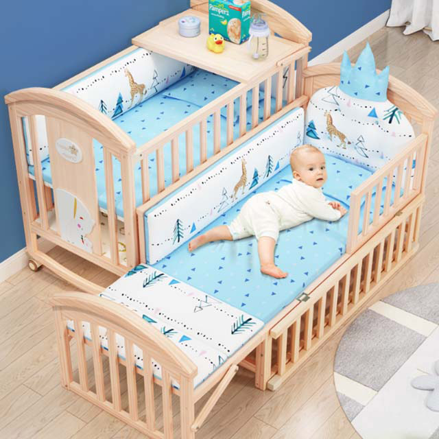 Wooden Baby Crib